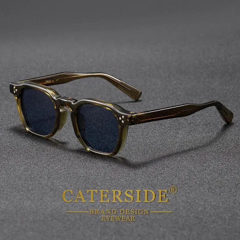 CATERSIDE Modische verschreibungspflichtige Herren-Sonnenbrille, quadratisches Design, individuelle Sonnenbrille, Damen-Reise-Party, optische Brillen – Detail 10