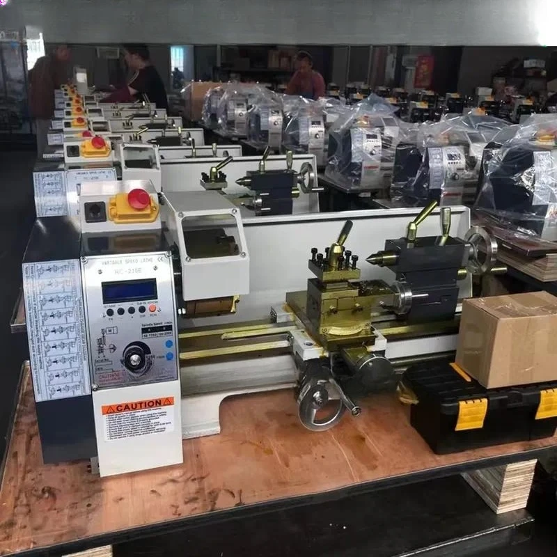 Mini numerical control metal desktop lathe small 850 watt cheap metal lathe milling machine