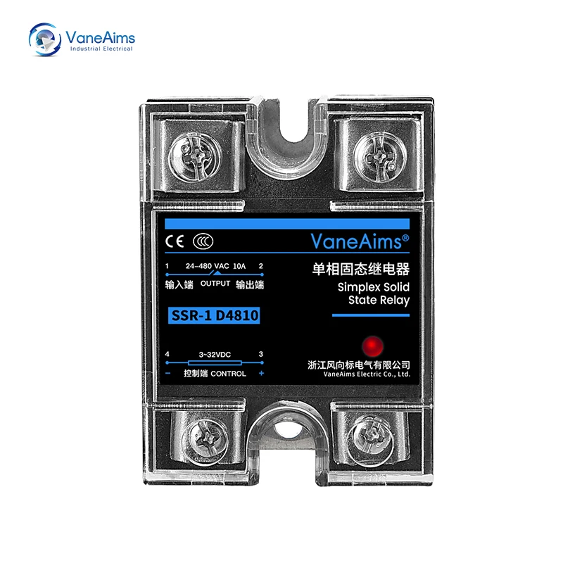 SSR-25DA SSR-40DA  SSR 10A 25A 40A 60A 80A 100A DA Solid State Relay Module for PID Temperature Control