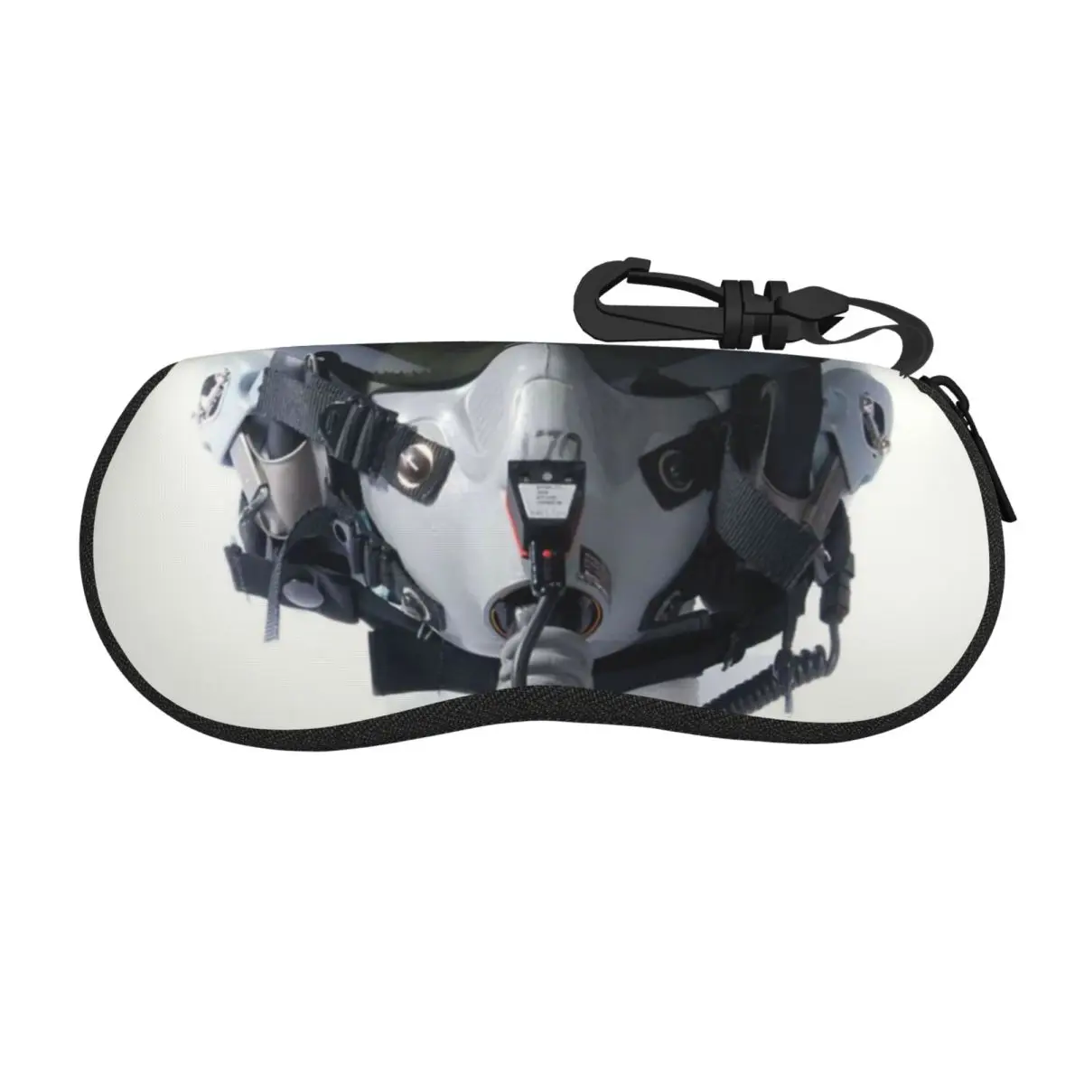 Custom Fighter Pilot Helmet Eyeglasses Cases Wiht Zipper Sunglasses Box Rubber Ultra Light Soft Neoprene Eyewear