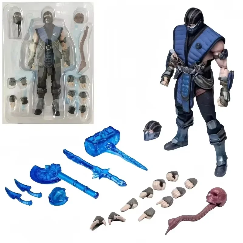 Original  JM toys 1/12 Mortal Kombat absolute zero degree extreme cold ZK001 Action Figure Model Toy Gifts