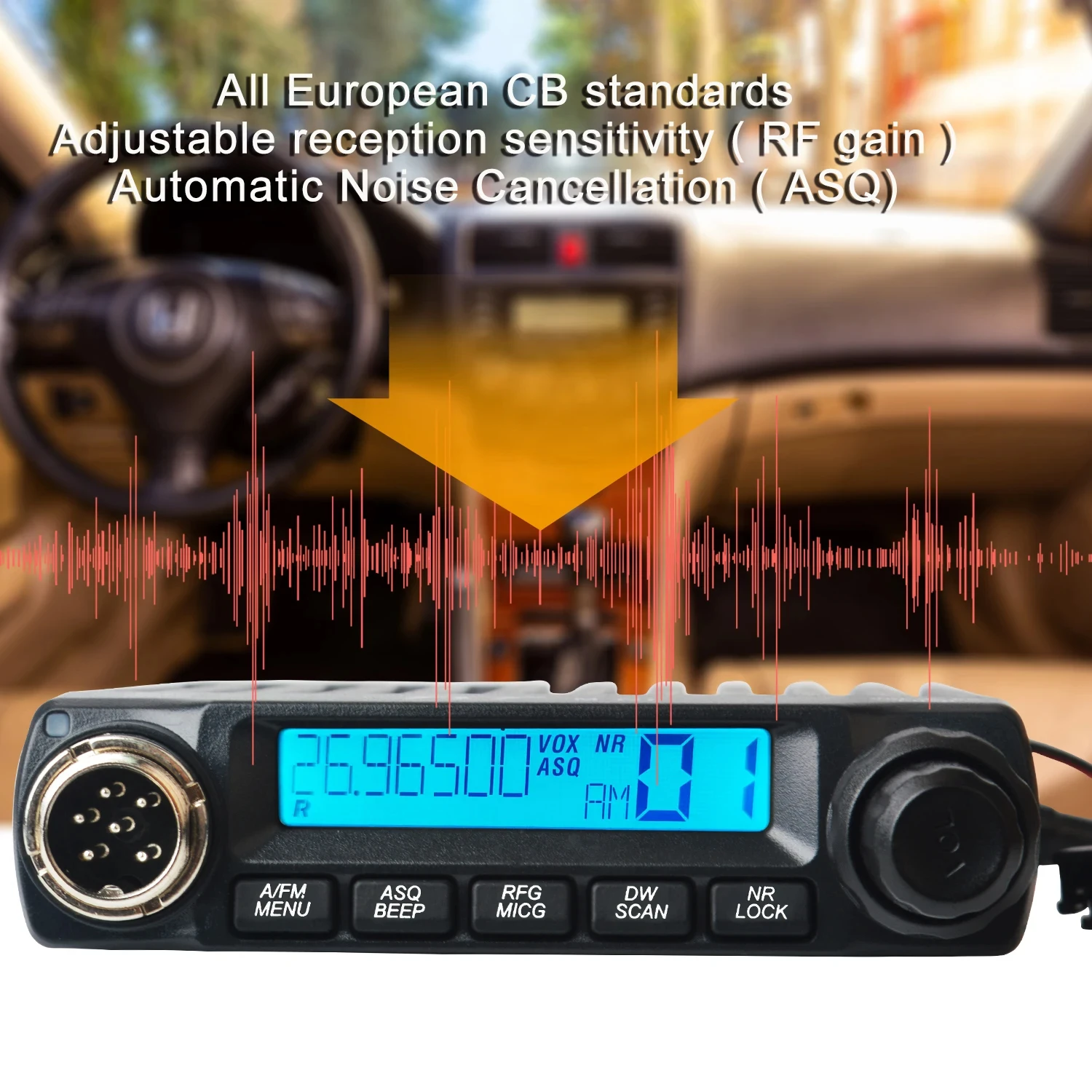 TYT วิทยุ 27MHz CB โทรศัพท์มือถือ 11 เมตร 40Ch FM AM Modulation 4W ขนาดกะทัดรัด Mini European Citizen Band Walkie Talkie