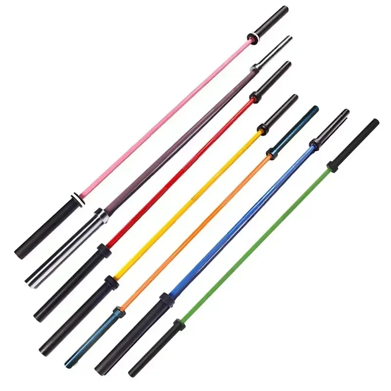 Barbell Bar Weightlifting Straight 1.2 M 1.5 M 1.8M 2.2 M Gym Bar Weightlifting Barbell Hex Bar with Low Price