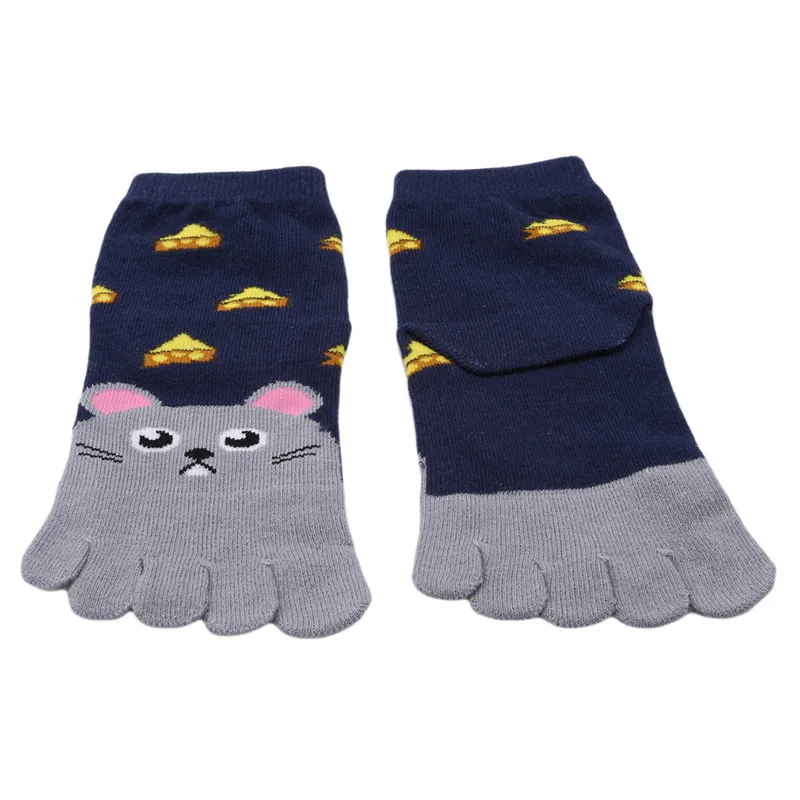 Kawaii Children Socks Cotton Animal Pattern Boys Girls Socks Toe Socks For Kids Five Finger Sock Winter Fall 2023 New