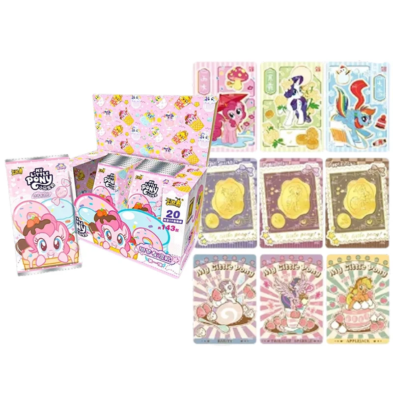 Kayou My Little Pony Authentic Sweet Dream Friendship Sticker Collectible Anime Cards Cute Themed Decorative Stickers