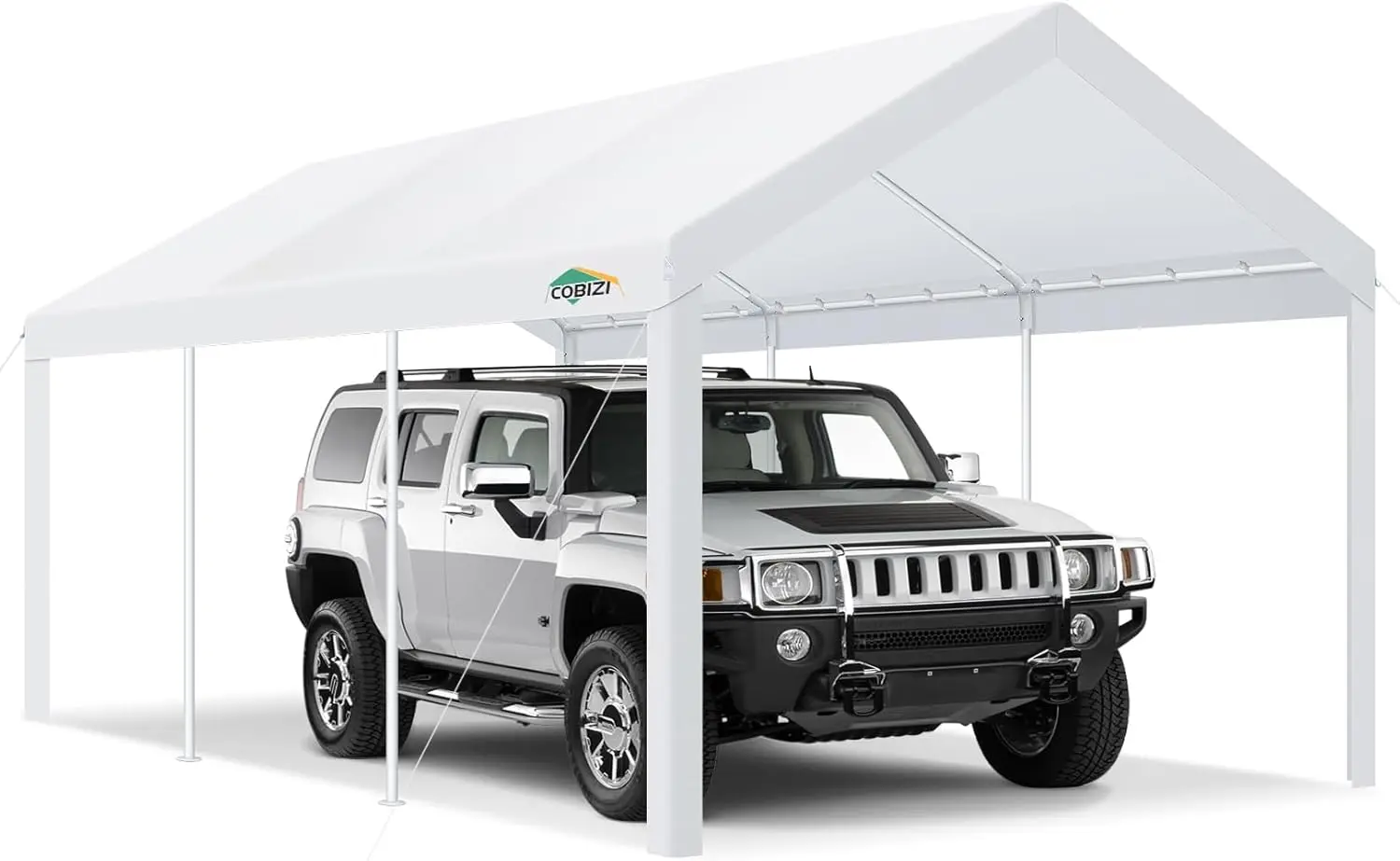 Cobizi Carports 10X20 Heavy Duty Car Canopy Garage 2.0, Carport Car Tent Outdoor Shelter Upgrade Waterproof & Uv Protected With