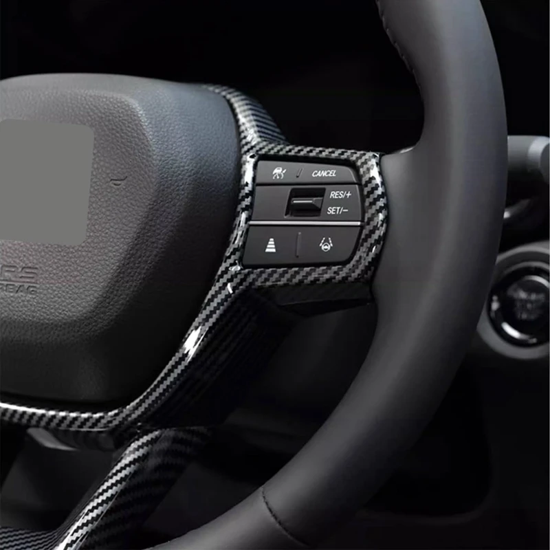 Couverture de Volant de Voiture en Fibre de Carbone ABS, Accessoires d'Nikpour Honda Accord 2023 2024 11ème Isabel