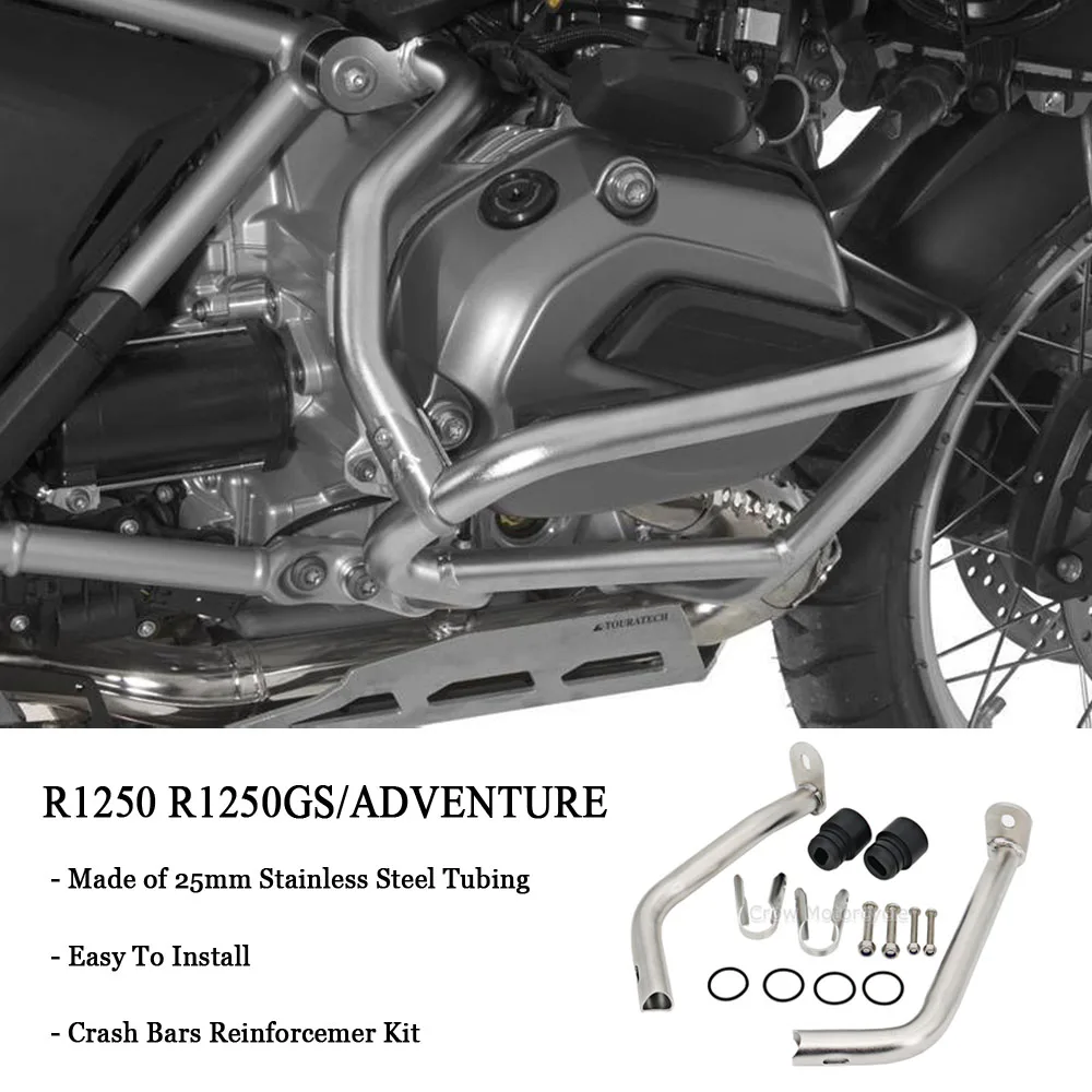 

New Accessories 1 pair Engine Highway Guard Crash Bar Bumper Frame Protection For BMW R1250GS R 1250GS 1250 GS Adventure ADV GSA