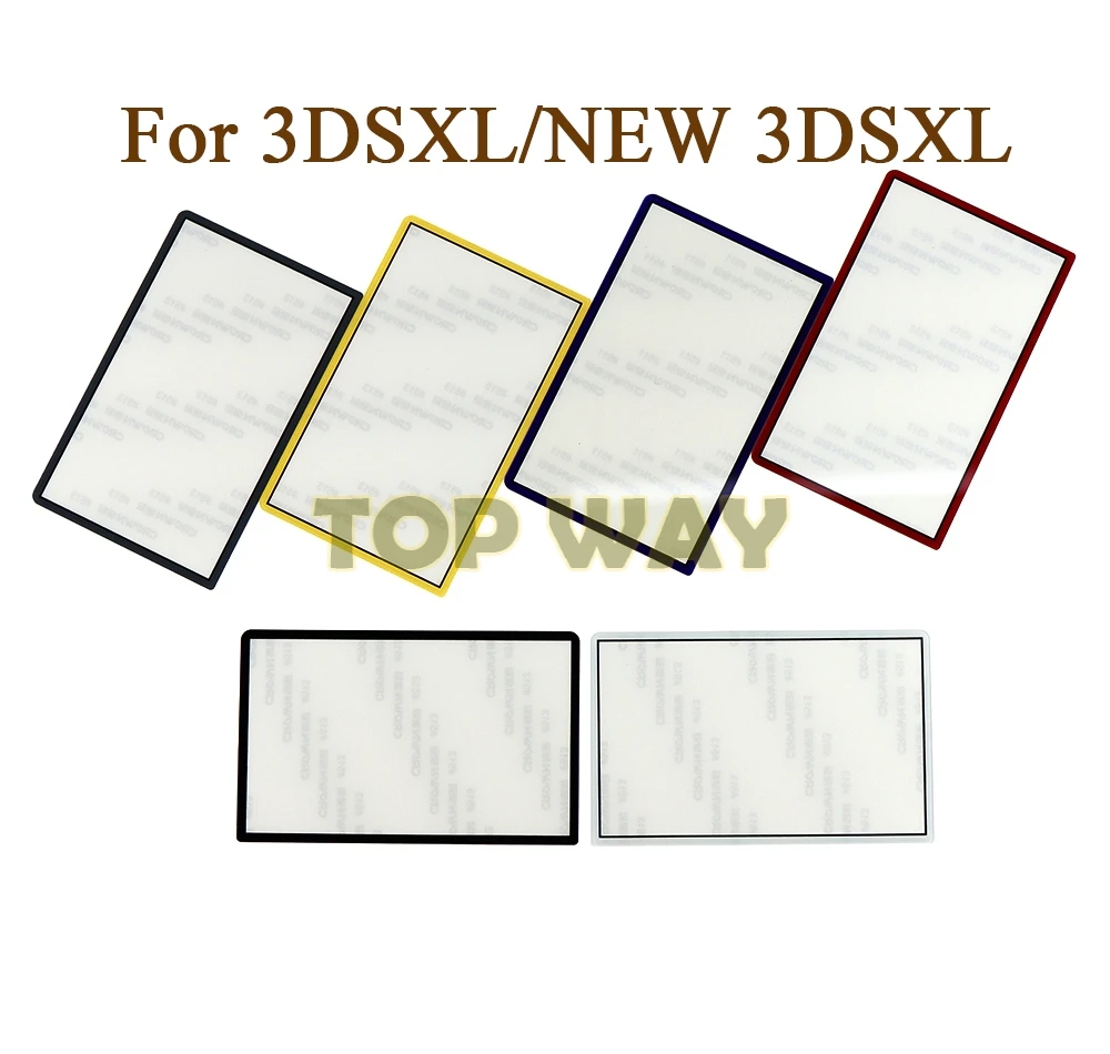 1PC Glass Top Front LCD Mirror Screen Frame Lens Cover for New 3DSXL 3DSLL New 3DS XL LL Replacement