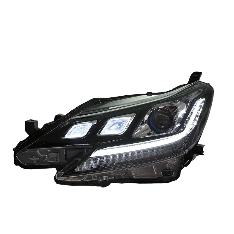 Modified LED Daytime Running Light Assembly  13-17 for · Reiz 6000k Color Temperature Front Bifocal Steering Lens