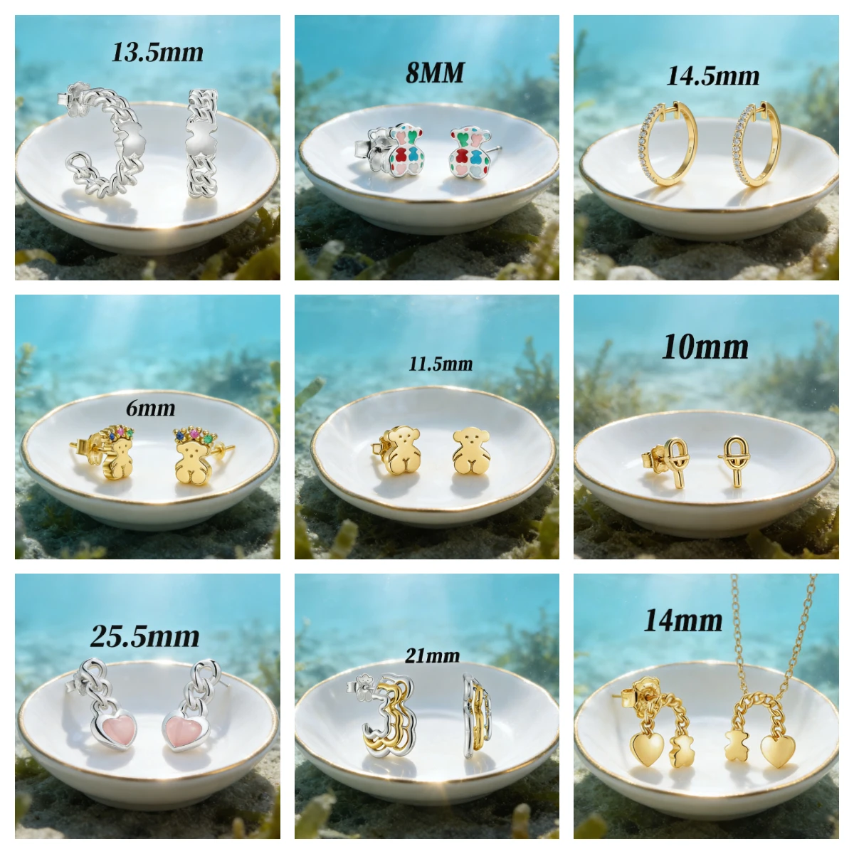 

2026 New High-Quality Bear-Shaped Earrings, Suitable as Holiday Gifts, Perfect for Spanish Lovers (Link 10)