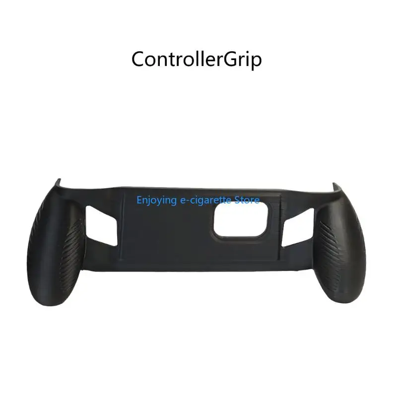 Schwarzer Spielgriff für Retroid Pocket 6 mit strukturiertem Fingergriff Y4QF – Detail 6