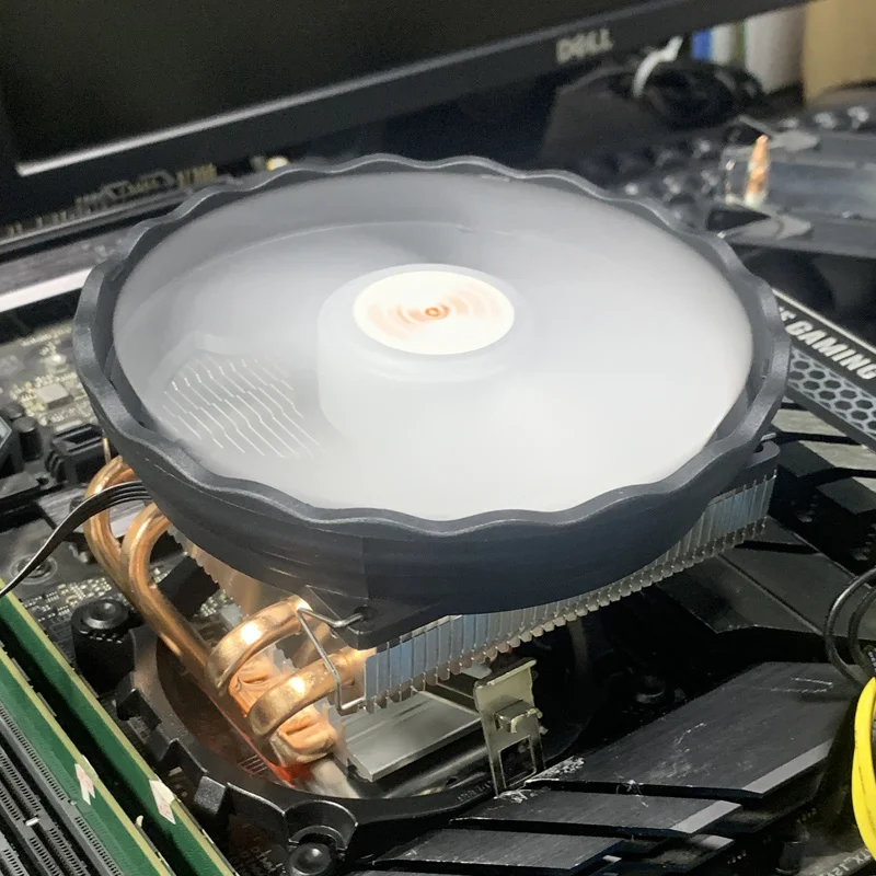 

CPU Air Cooler 3PIN/4PIN 4 Heat Pipes Low Profile 120MM Cooling Fan For Intel LGA 1366 1150 1151 1155 1200 1700 2011 X79 X99 AM3