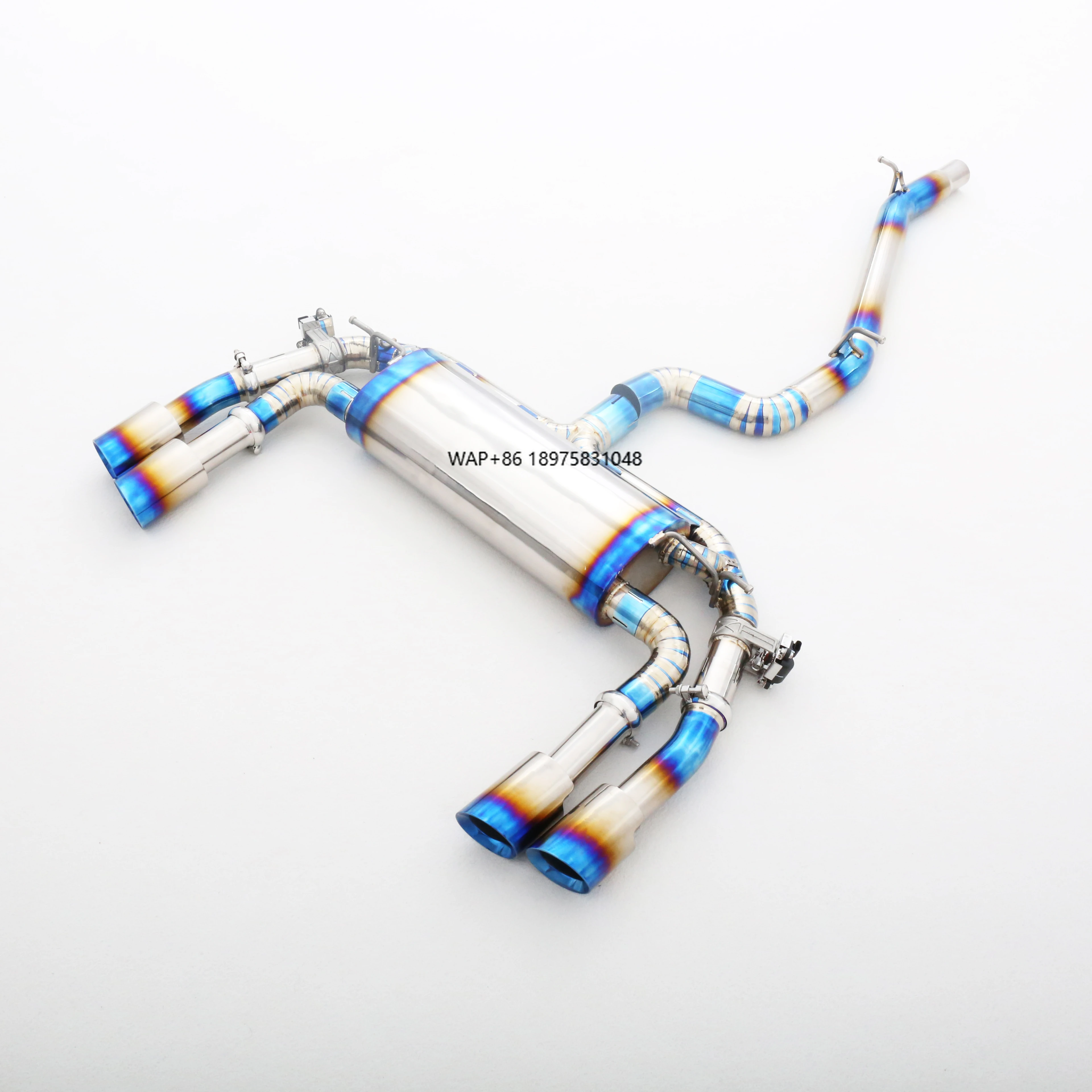Factory Customized 304 Stainless Steel/Titanium Valved Exhaust System Designed Specifically for S3 2.0T EA888