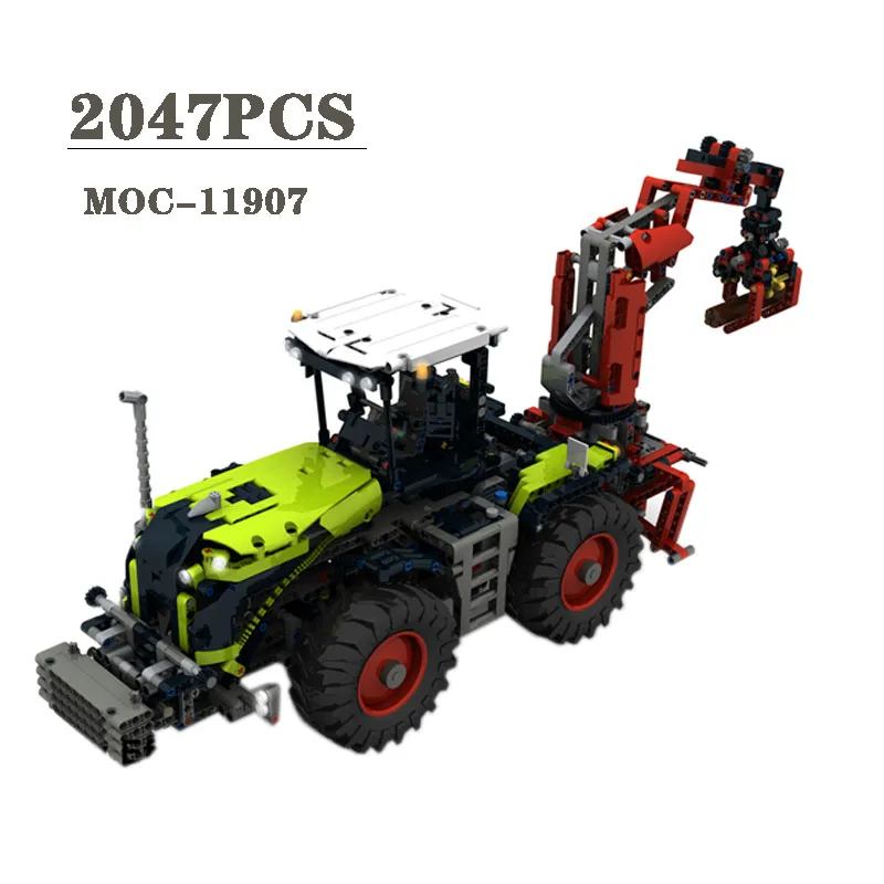 Classic Custom Building Blocks MOC-11907 Trailer Tractor Splicing Block Model 2047pcs Boy Birthday Christmas Toy Gift Decoration