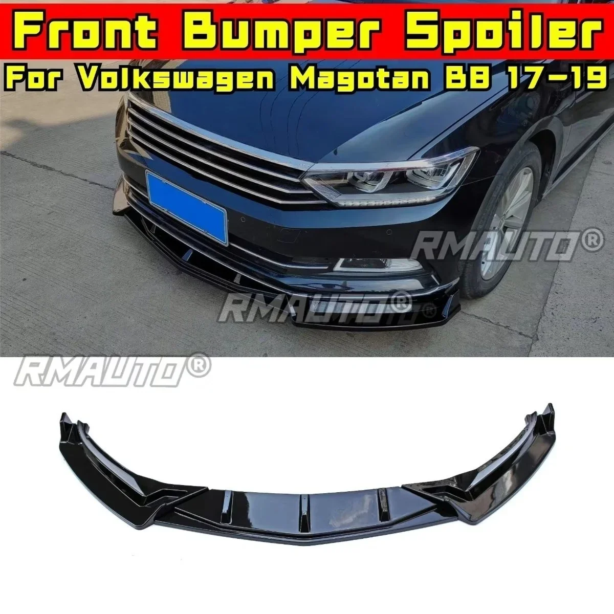 

Car Front Bumper Lip Diffuser Spoiler Glossy Black Modification Part for Volkswagen Magotan B8 2017-2019 Car Accessories