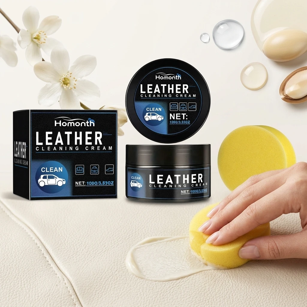 Car Leather Repair Cream Filler Crack Tears Restore Faded Seat Leather Polishing Stain Removal Refurbished Interior Clean Paste