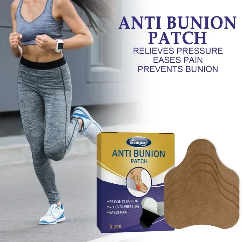 Sdotter Nieuwe 5 Stuks Anti-Bunion Patch Voetverzorging Verlicht Zwelling Pijn Hallux Valgus Corrector Orthotica Voeten Bot Duim Versteller T