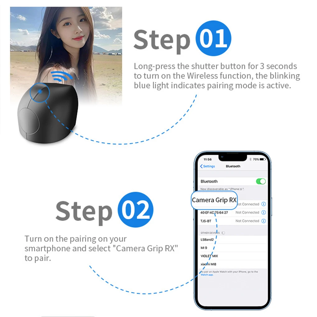 Versatile Mobile Phone Magnetic Assistant Video Selfies And Vlogs Simple And Convenient Composition violet