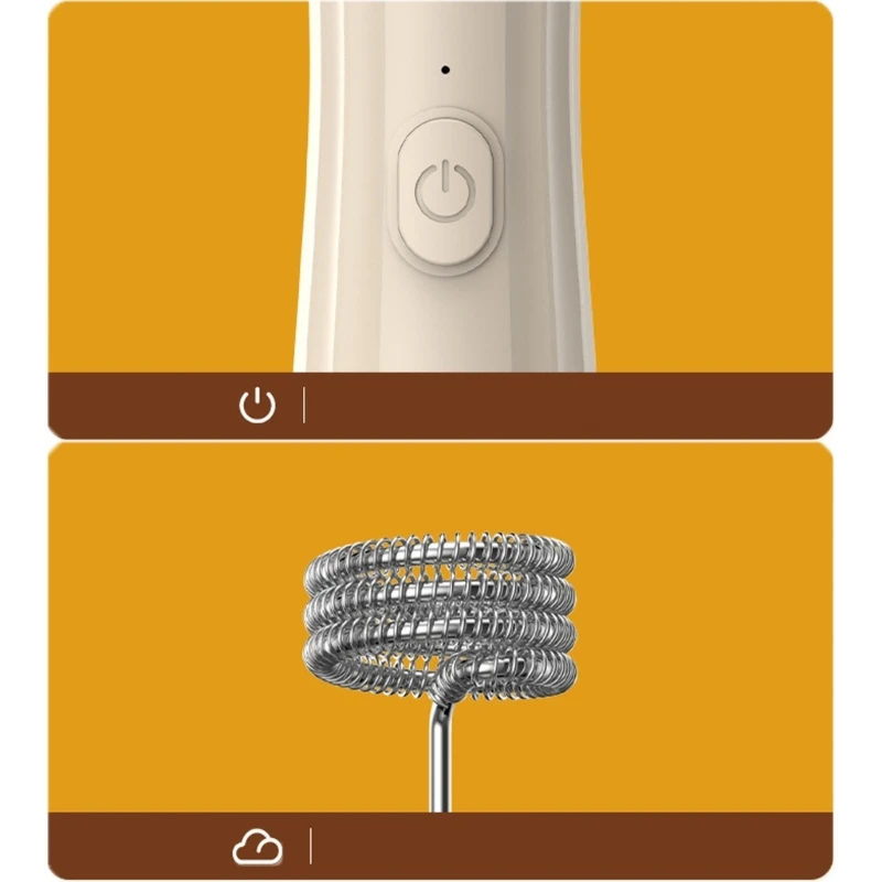 Mélangeur électrique mélangeur mousseur à lait portable ABS matériel fabricant bulles fouet