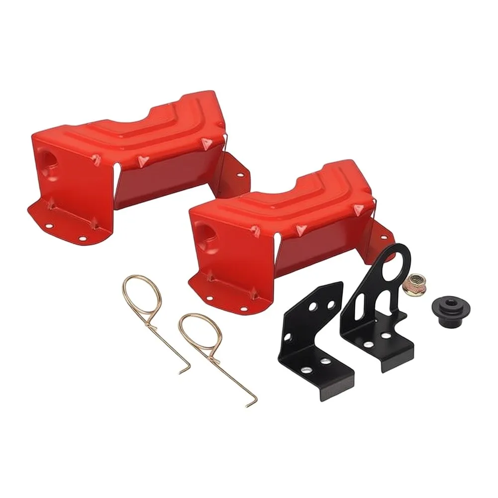 Brake Arm Assembly and Deck Belt Cover for 42 in 46 in Lawn Mowers Includes Metal Brackets Springs Rubber Bushing