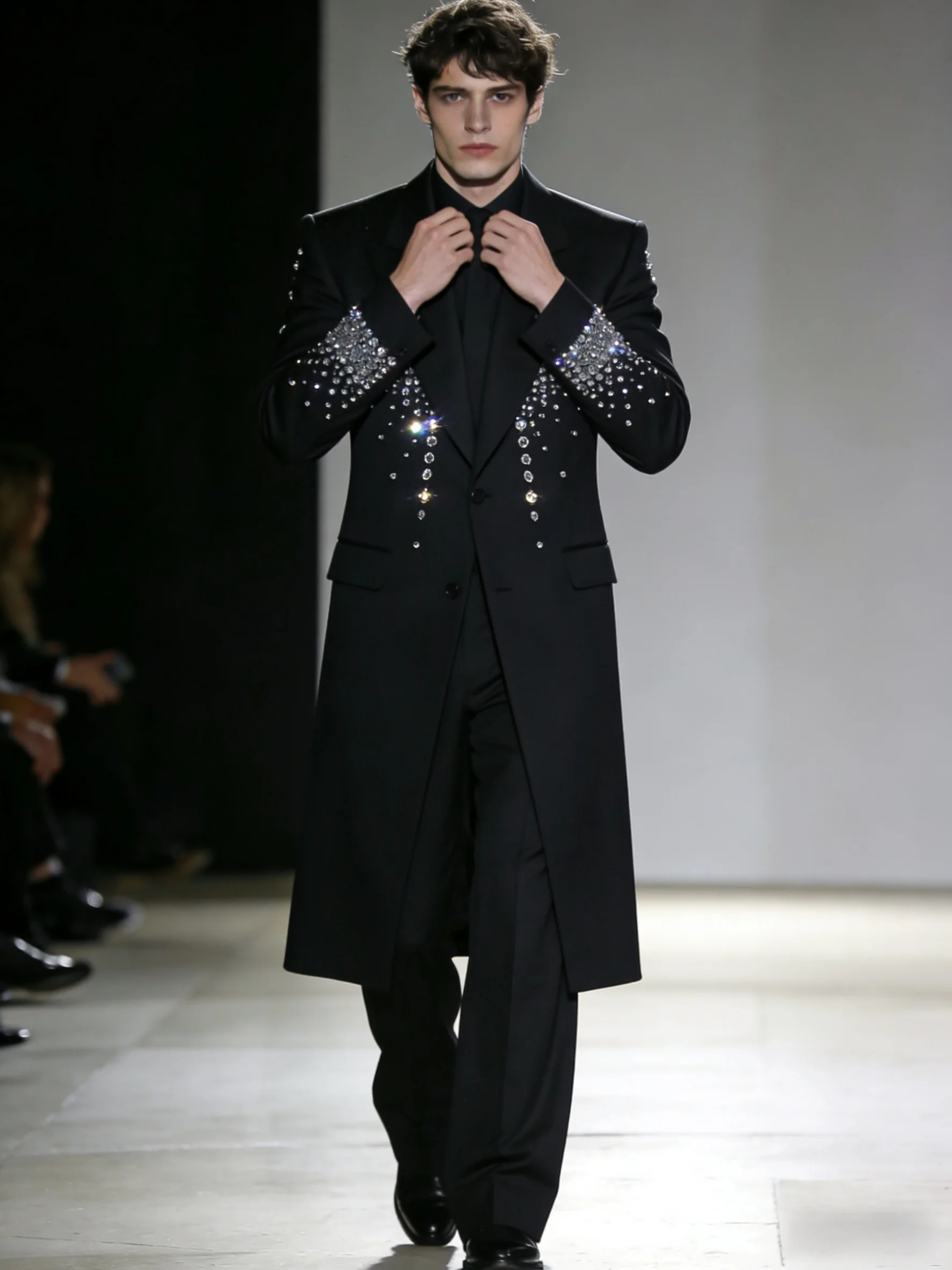 Conjunto de traje de lujo con - Formal Wear For Men Black Suit reseña y precio