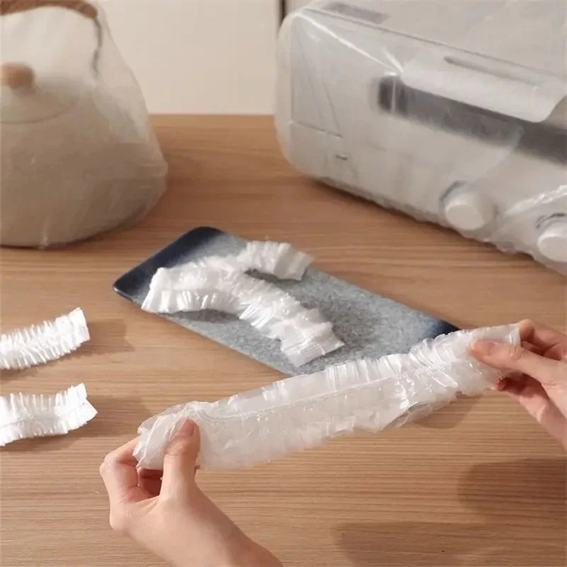 10pcs Disposable Dust Covers Large Capacity Plastic Transparent Kitchen Appliances Fans Rice Cooker Dust Insect Prevention Cover