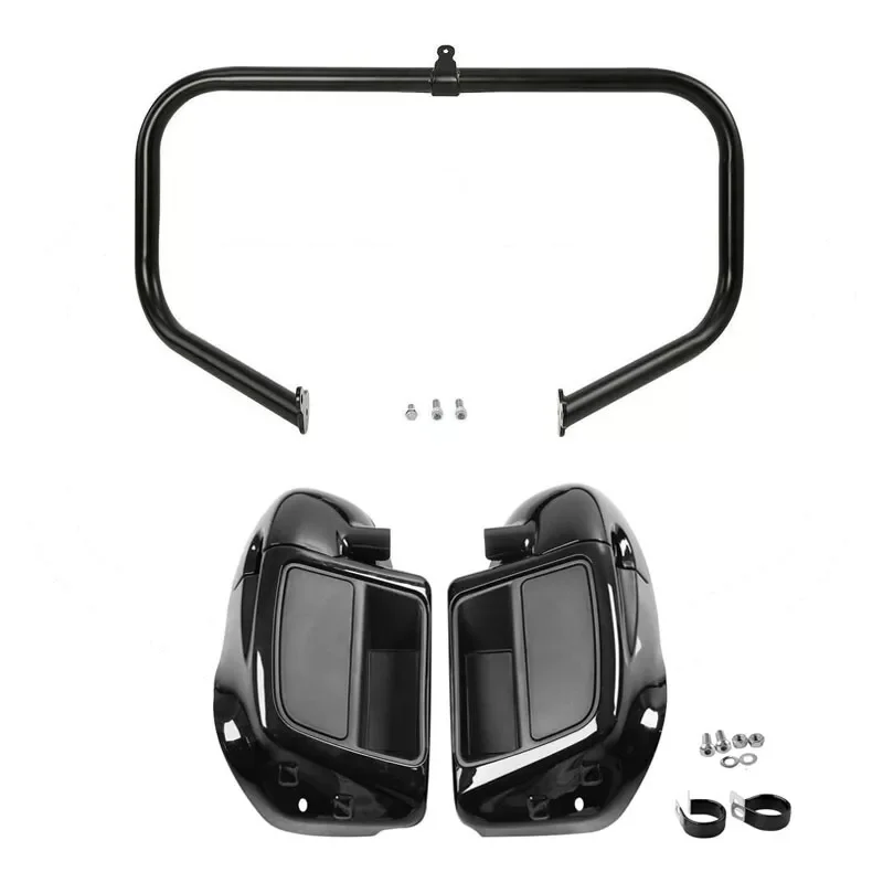 

Motorcycle Engine Guard Crash Bar & Lower Vented Fairings For Harley Touring and Trike models Street Glide 2014-2024