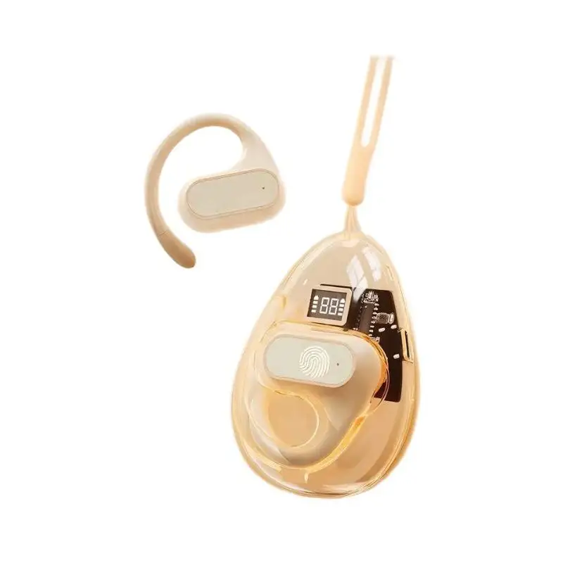 

Z68 Pro Transparent OWS Wireless Earphones Headphones Non-Noise Cancelling TWS Smart Digital Display Long Battery Life LED