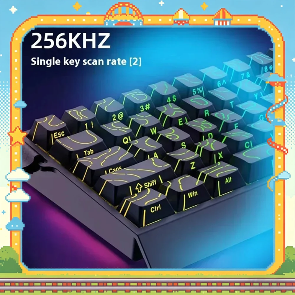 IROK Carotmas Mercury68 Magnetic Switch Keyboard Wired 8000Hz RT0.004mm Mechanical Keyboard Low Delay Gaming Keyboard Gamer