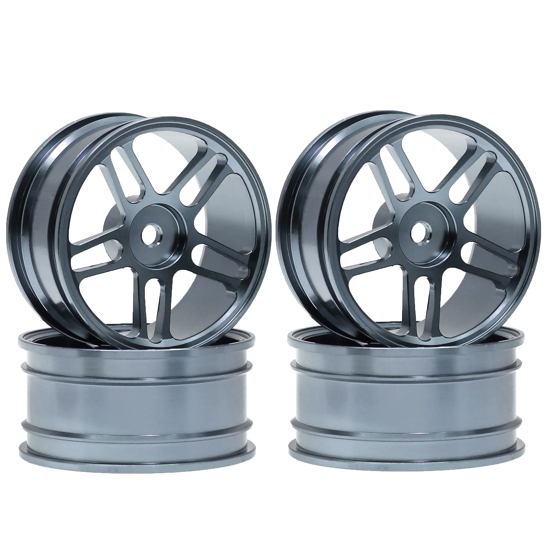 RS Red Spider 1/10 HSP 94122 94123 D4 TT02 Drift Symulowane Aluminiowe Piasty Kół YX03