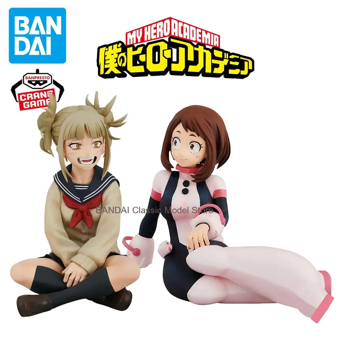 

Аниме-фигурка MHA: Урарака Очако, Тога Химико (сидячие позы), коллекционная модель из ПВХ, подарок