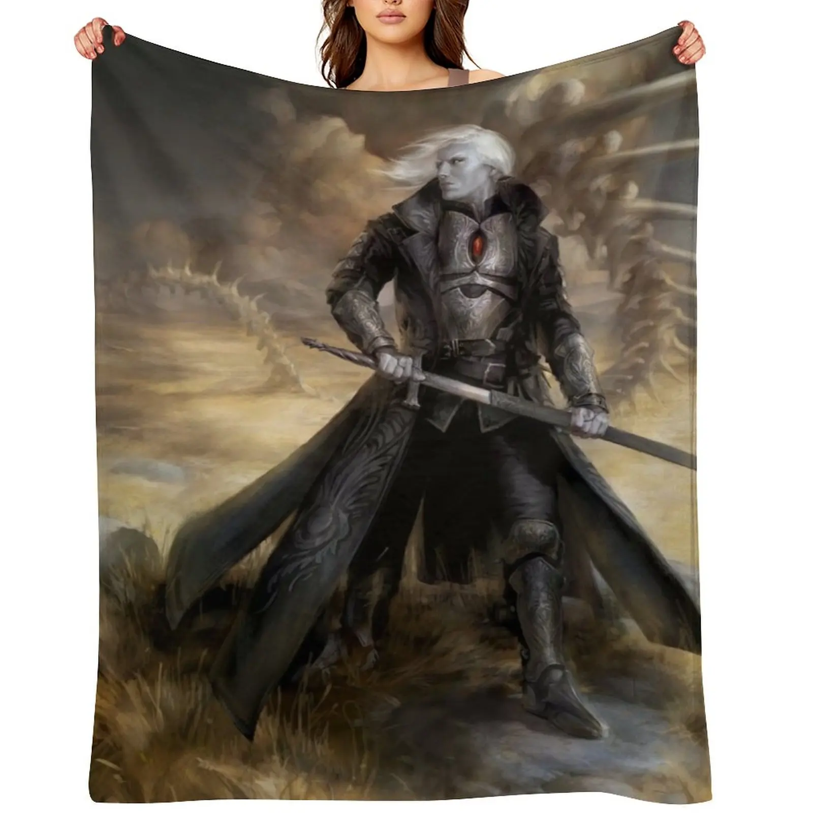 

Sorin Planeswalker - Fantasy Vampire Throw Blanket Sofa Quilt Bed wednesday Luxury Designer Blankets
