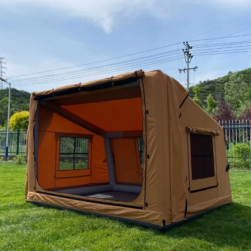 Wholesale outdoor camping complete sets of equipment Rainproof thickened canopy tent Infla   infla   tent overnight style