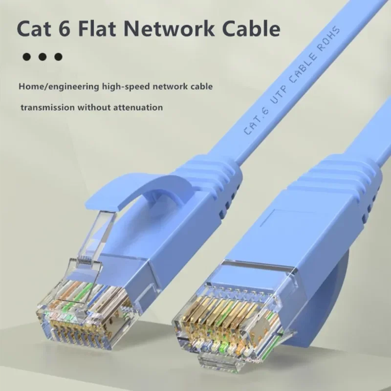 RJ45 Cat6 Flat Cabl… - image