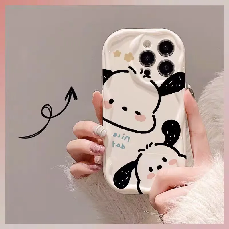 حافظة Pochacco لهاتف Infinix GT 30 Pro Hot 30i 20i 30 20 12 9 Play Smart 8 7 6 HD Plus TECNO SPARK 20 20C POVA 6 Pro 5G غطاء متموج