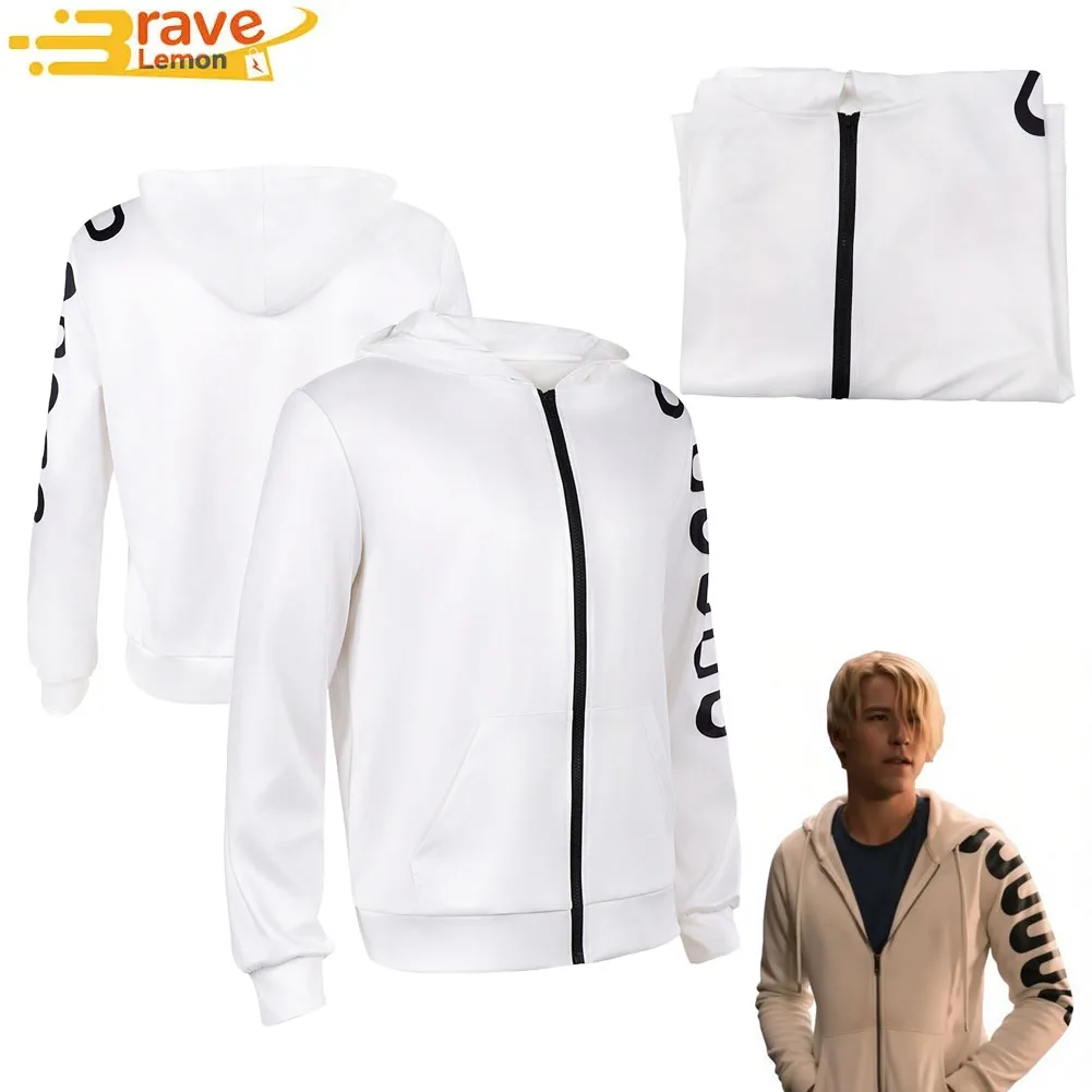

Sanji Coat Cosplay Costume Men Fantasia White Jacket Movie Navigation RoleplayOutfit for Adult Top Halloween Carnival Party Suit