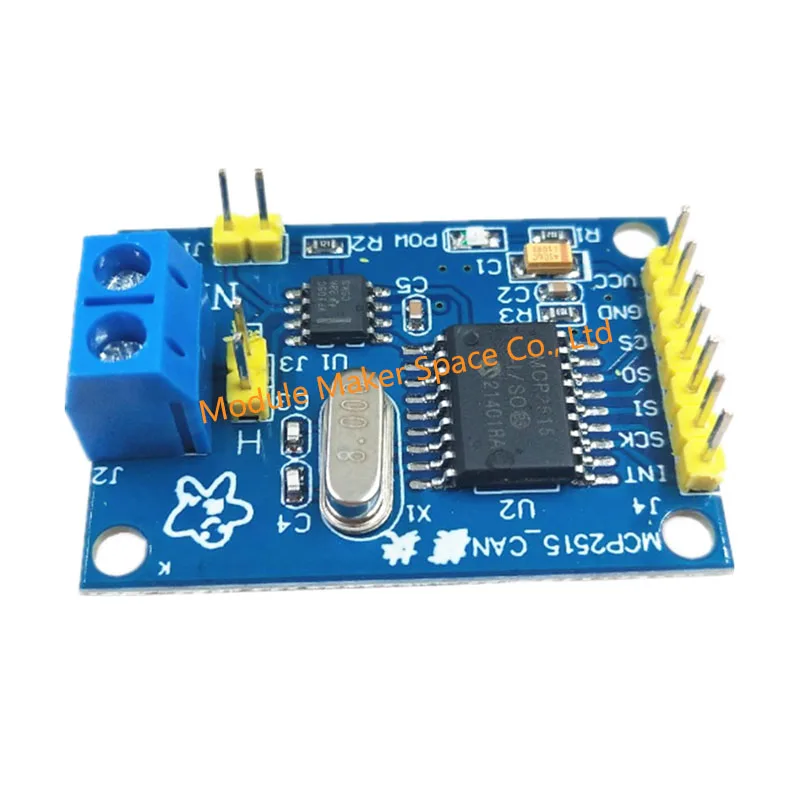 MCP2515 CAN Bus وحدة مجلس TJA1050 استقبال SPI ل 51 MCU ARM تحكم جديد