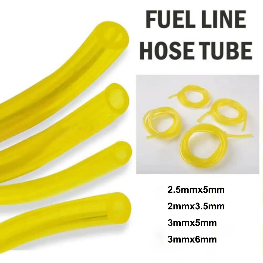 New 4 Sizes Petrol Fuel Pipe Yellow Corrosion Resistant Line Hose Mower Accessories Trimmer Chainsaw Blower