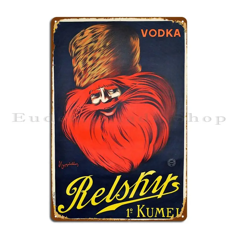 Leonetto Cappiello Vodka Relskys France Vintage Poster 1911 Metal Sign Cinema Designs Mural Cinema Cinema Tin Sign Poster