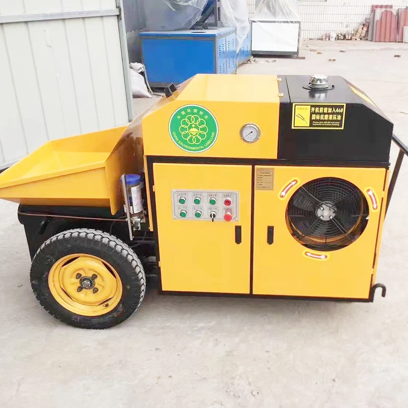 Full Hydraulic Trailer Mounted Concrete Pump Machine Mixer for Sale