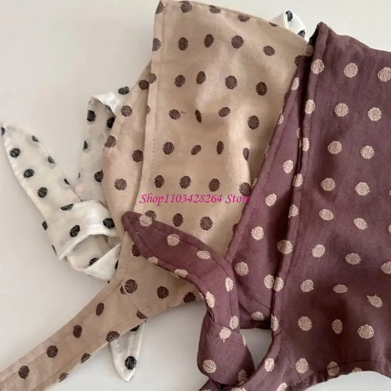 

Baby Turban Caps Fashionable Dotted Pattern Headwear for Infants Up To 3 Years