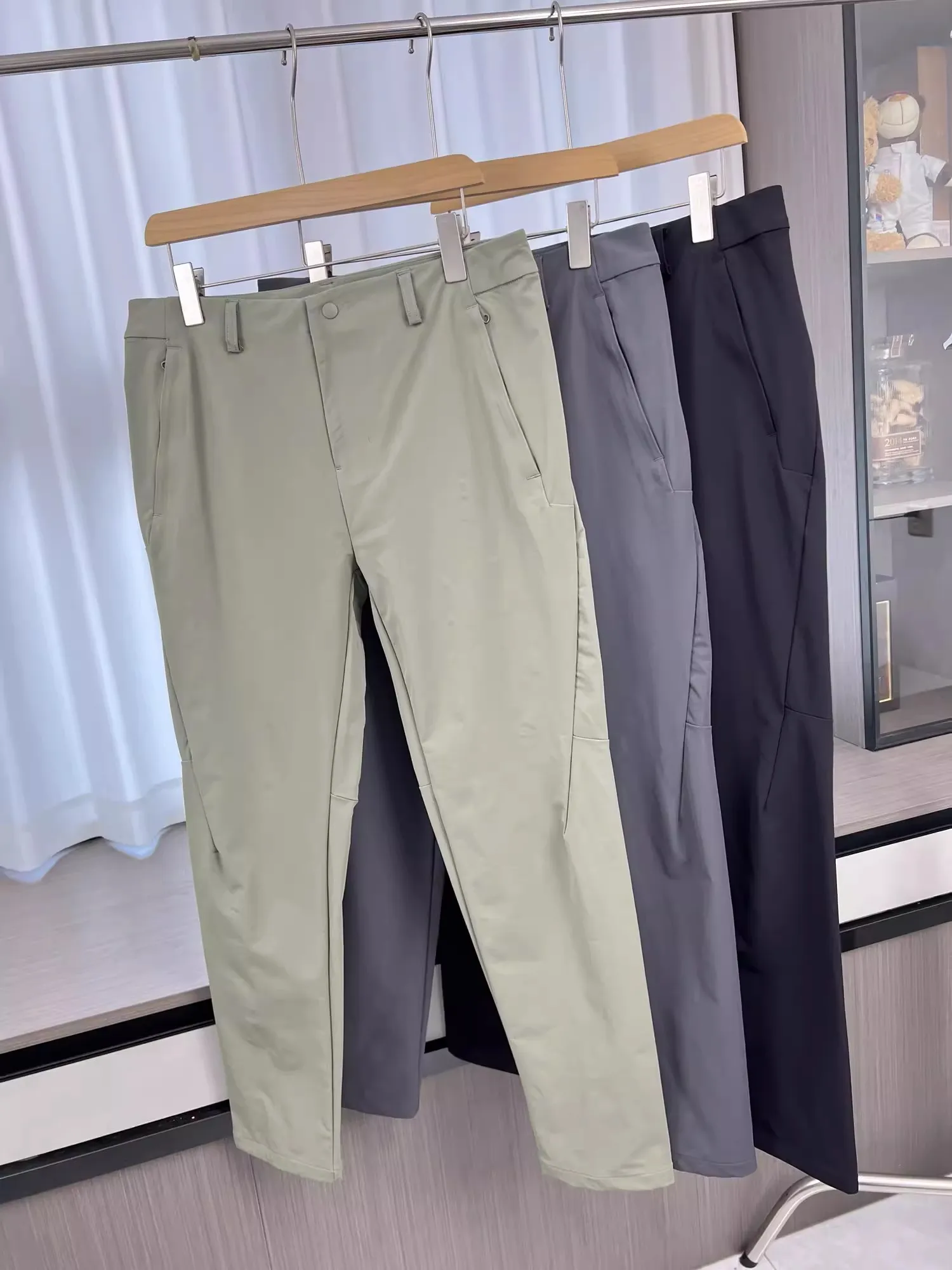 

Men's Casual Straight Leg Pants Outdoor Wear Resistant Tear Proof Qui Dry Breathable Spring Commute Sle Comfortable Fit