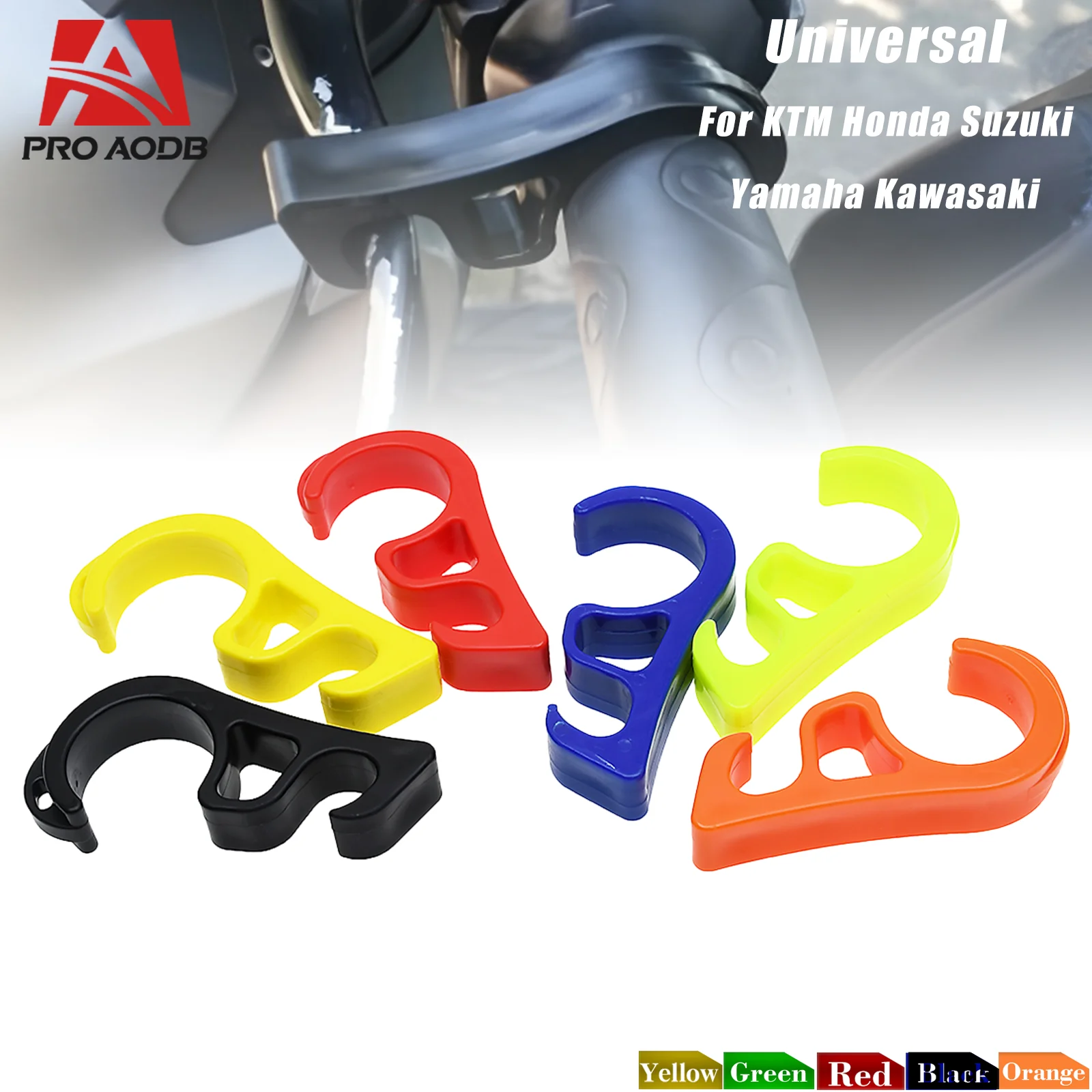 

For Honda KTM Yamaha Kasawaki Husqvarna Suzuki Motorcycle Universal Brake Hook Parking Safety Lock Bicycle Ramp Parking Lock