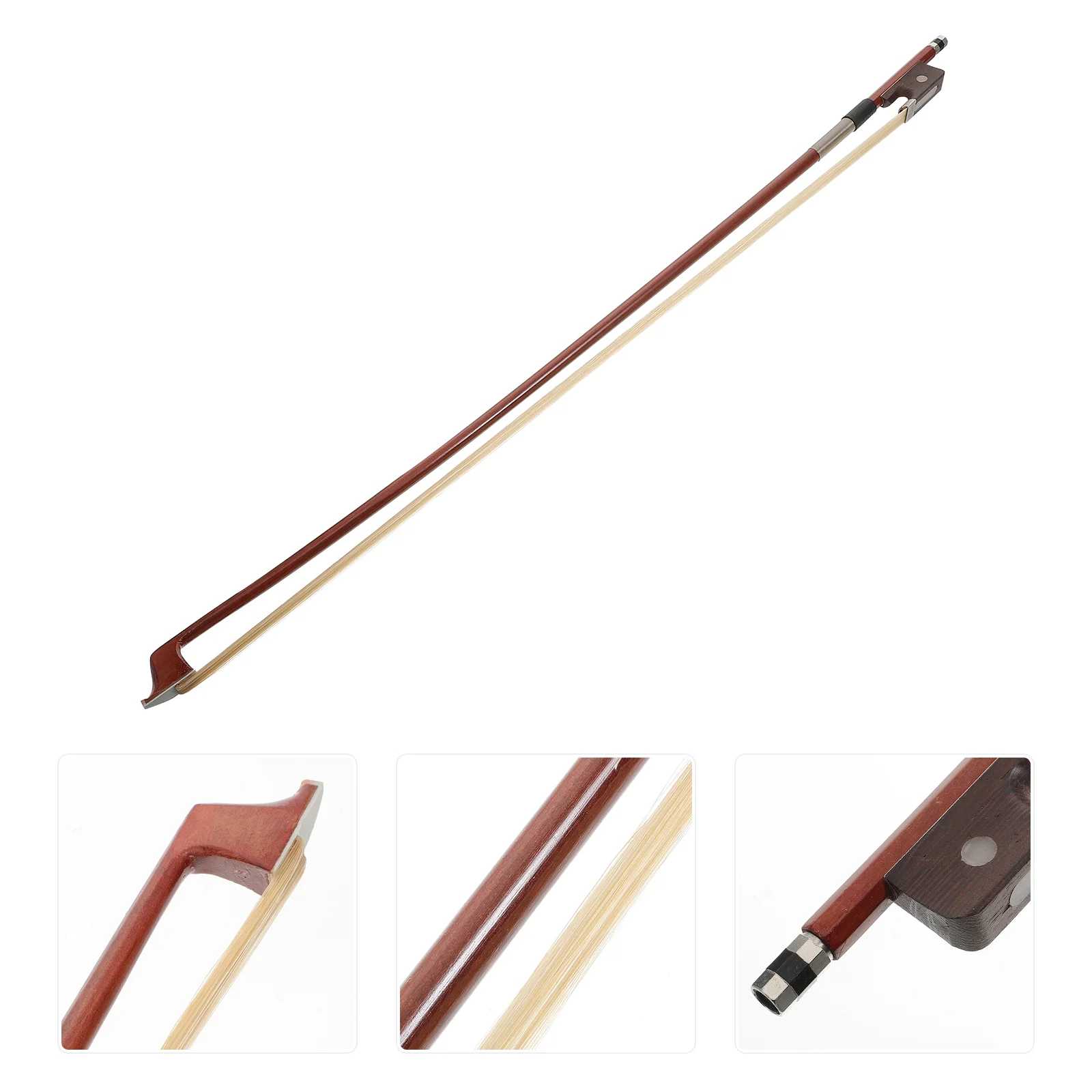 Bow Violoncello Violin Cello 4 Practice Wooden Wood Fiber Horsetail Hair Instrument Parts Professional 2 Carbon Musical Part