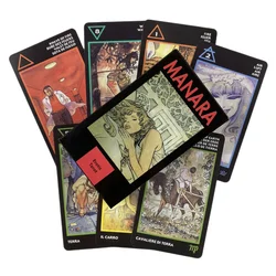 Manara Tarot Cards Divination Deck English Versions Edition Oracle Board Playing Game For Party