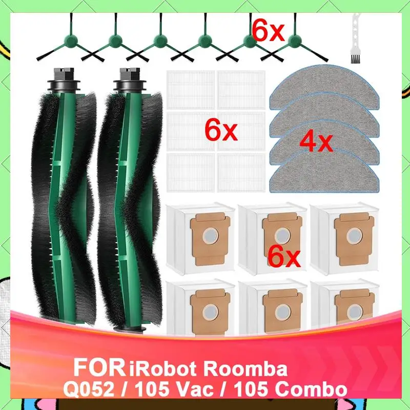 

Запасные части для комбинированного робота-пылесоса Irobot Roomba Q052/105 Vac/105 Q0520 105, аксессуары-BAAQ