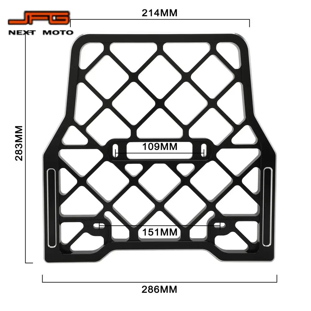 Shelves Rear Luggage Trunk mounting bracket Tour Pack Extension Frame For HAWK 250 Electric Dirt Bike Motorcycle