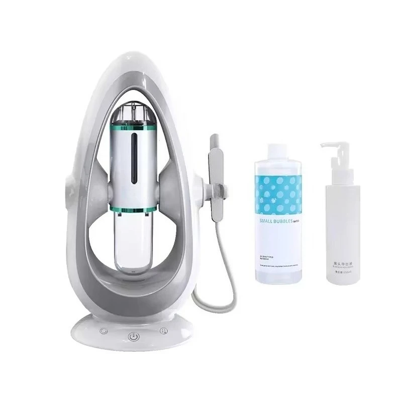 Home Use Portable 3 in 1 Moisturizing Spray Vacuum Blackhead Remover Small Bubble Microdermabrasion Machine