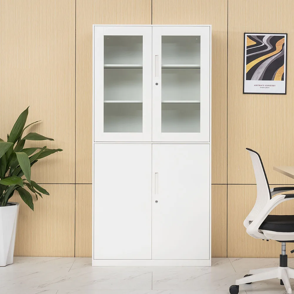 

2 Door File Cabinet Adjustable Partitions Filing Cabinet for Office Furniture